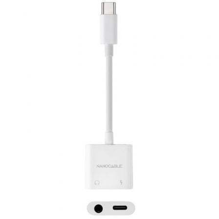 Adaptador Audio Nanocable 10.24.1206/ USB Tipo-C Macho
